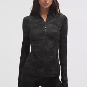 Lululemon Black Camouflage Define Jacket Nulu